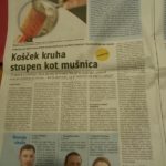 Košček kruha strupen kot mušnica – članek v Nedeljskem
